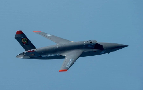The U.S. Marine Corps conducted its first test flight of the XQ-58A “Valkyrie” unmanned aerial vehicle.
