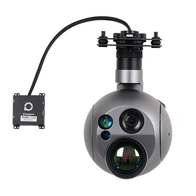 4 Lens Target Tracking Camera Advanced GPS Coordinate Analysis LRF Gimbal Camera
