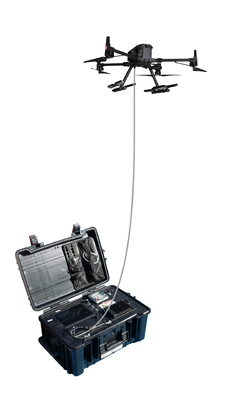 Secure Tethered Uav Relay System 3000W Tethered Drone Box 220VAC