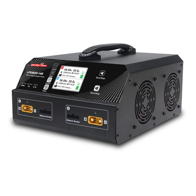 Good price 6-14S Dual Channels Drone Battery With Charger LiPo/LiHV UAV Lithium Battery Charger online