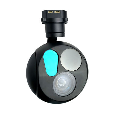 quality EHP20G12L30 High Performance Three-Sensor Gimbal Camera with 20X Optical Zoom, Three-Axis Stabilization, and 3000m Laser Rangefinder factory