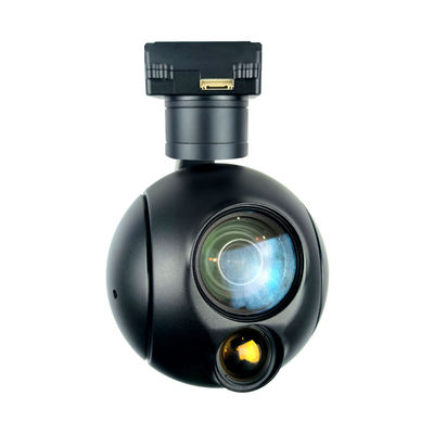 jakość Wysokiej wydajności 30X optyczny zoom Gimbal Camera z 640 × 512 Thermal Imaging i 3-osiowy Pod stabilizacji fabryka